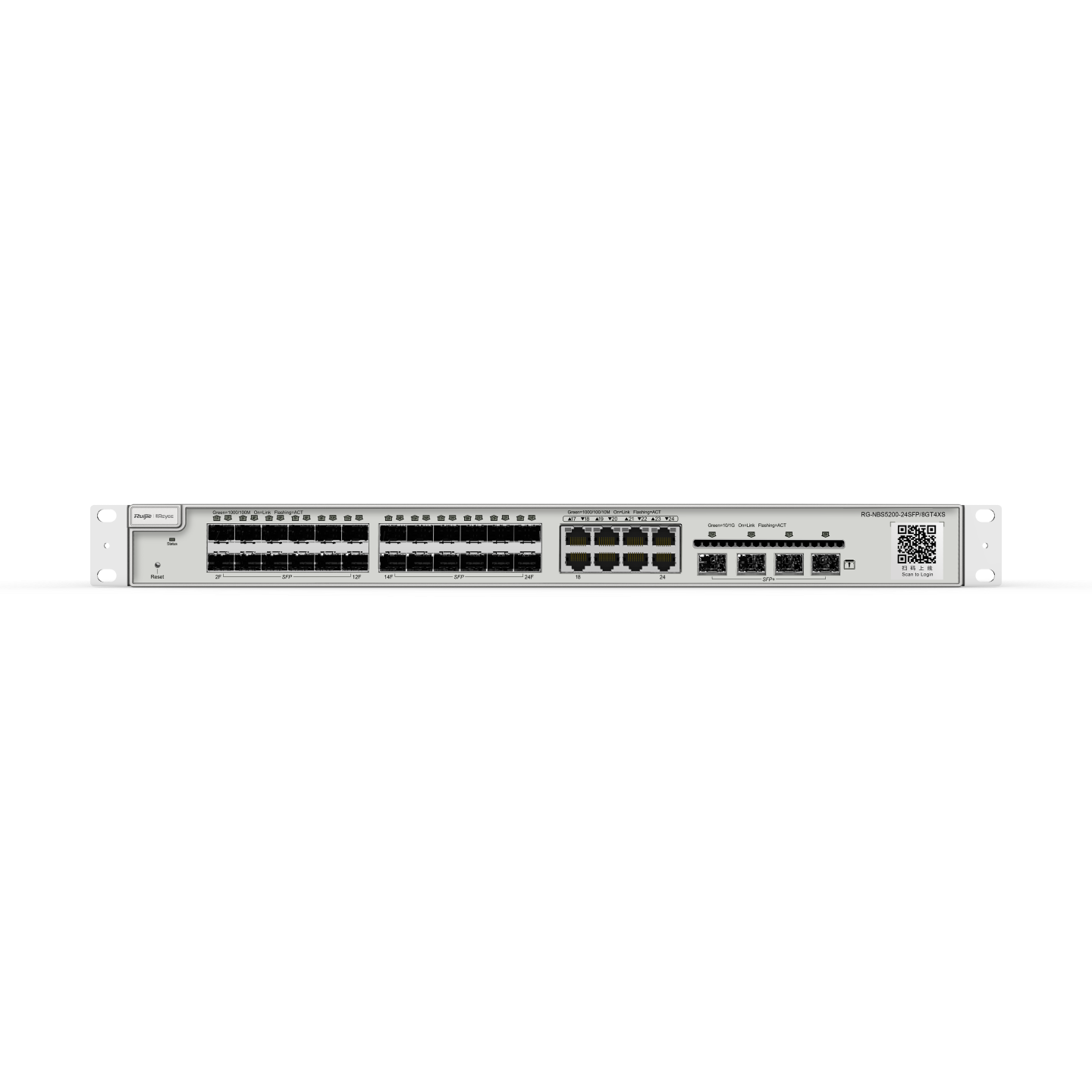 RG-NBS5200-24SFP/8GT – Switch L3 24 SFP + 8 RJ45 + 4 SFP+ – Image 3