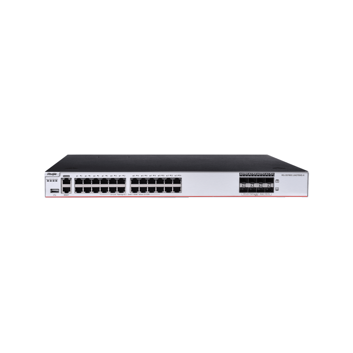 RG-S5760C-24GT8XS-X – Switch L3 24×Gigabit + 8×SFP+ 10G – Image 2