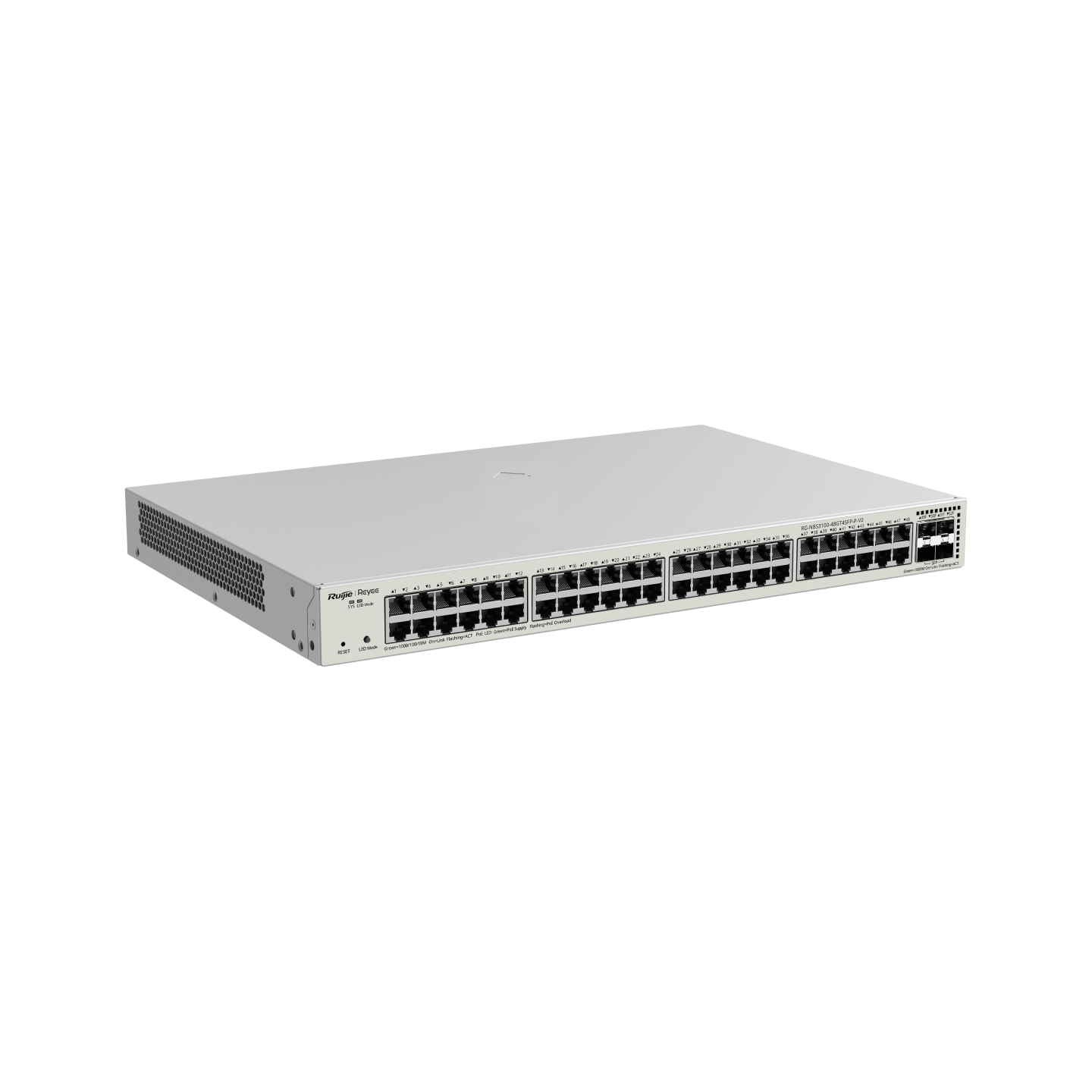 RG-NBS3100-48GT4SFP-P-V2 – Switch PoE 52 ports – 104 Gbps – Image 2