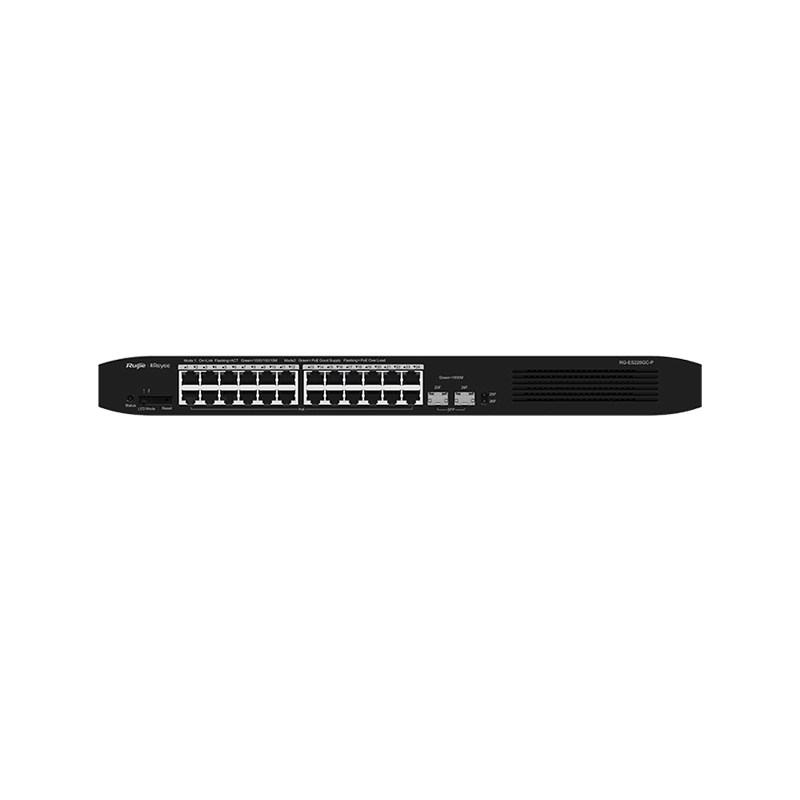 RG-ES226GC-P – Switch PoE 26 ports Gigabit – 52 Gbps