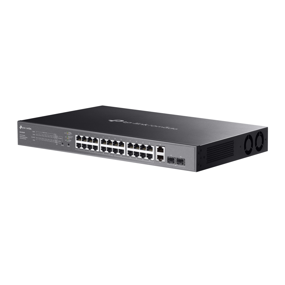 ES228GMP – Switch 24 ports PoE+ + 2 RJ45 + 2 SFP – 56 Gbps – Image 3
