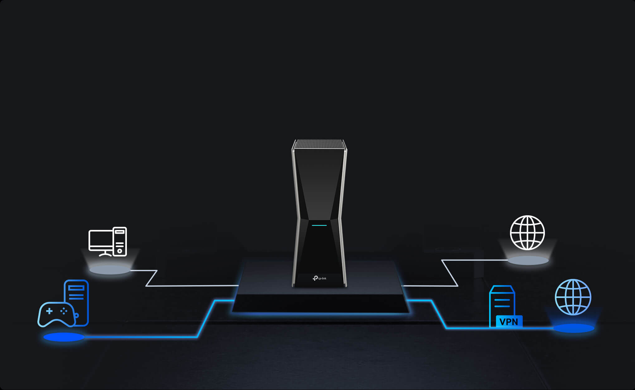 Design vertical et LED Archer BE805