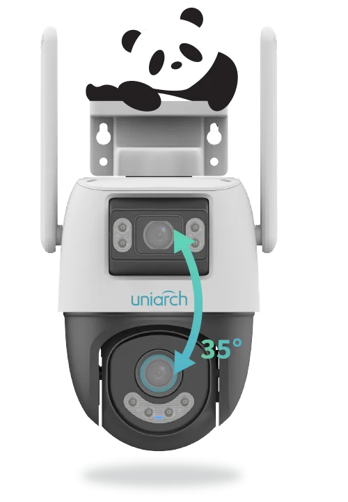 Caméra WiFi Uniarch Panda P2S - Maroc